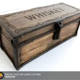 Bottle box 00252 – bottle box with magnetic lock, closed