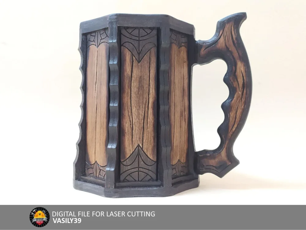 Wooden mug 00186
