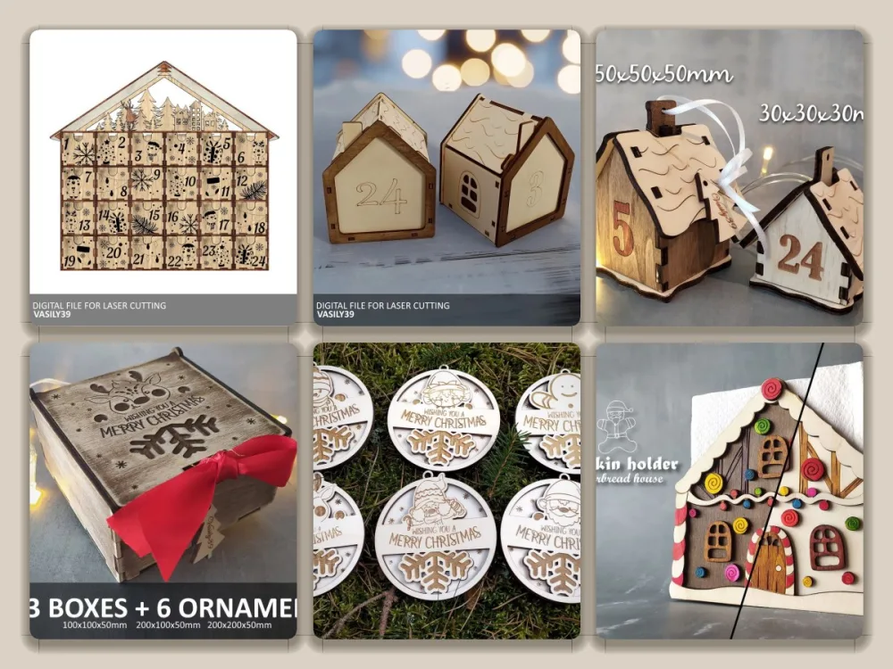 Christmas Pack laser cut file