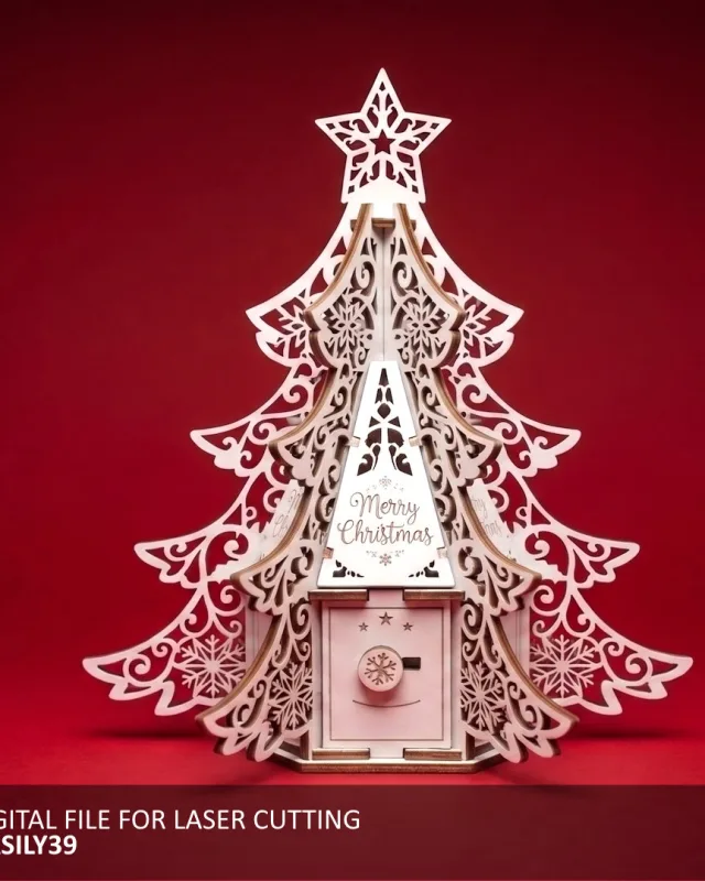 Christmas Tree Gift Box 00310