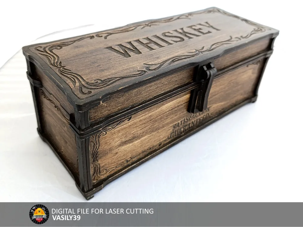 Bottle box 00252 – bottle box with magnetic lock, closed