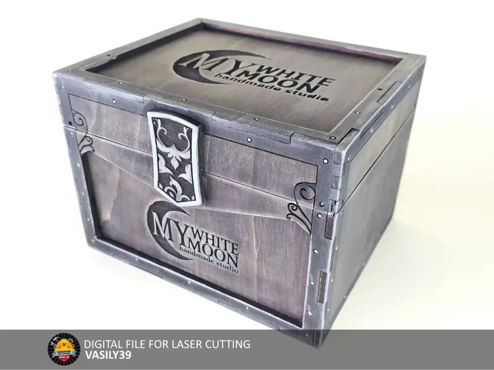 Magnetic box 00121 – magnetic box with faux bolts