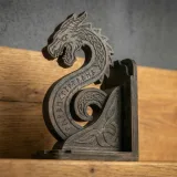 Bookend 00284 – bookend with Norse rune carving