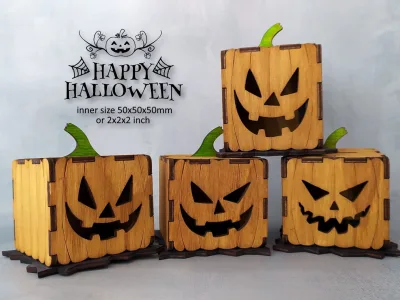 Pumpkins 00113 – six pumpkin boxes together