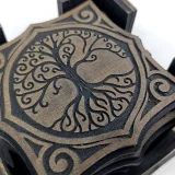 Coasters Set 00278 – coaster with Celtic tree design