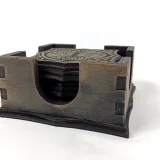 Coasters Set 00278 – holder from the side