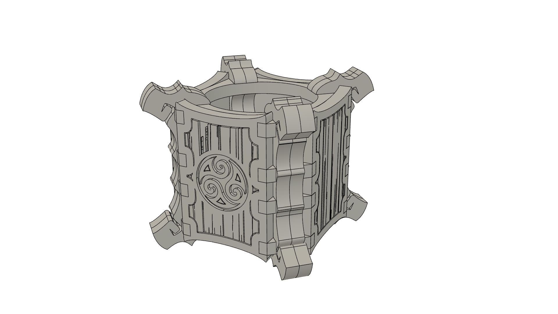 00115_scr_01 Сandle holder 00115