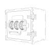 00072_scr7 Safe with combination lock 00072
