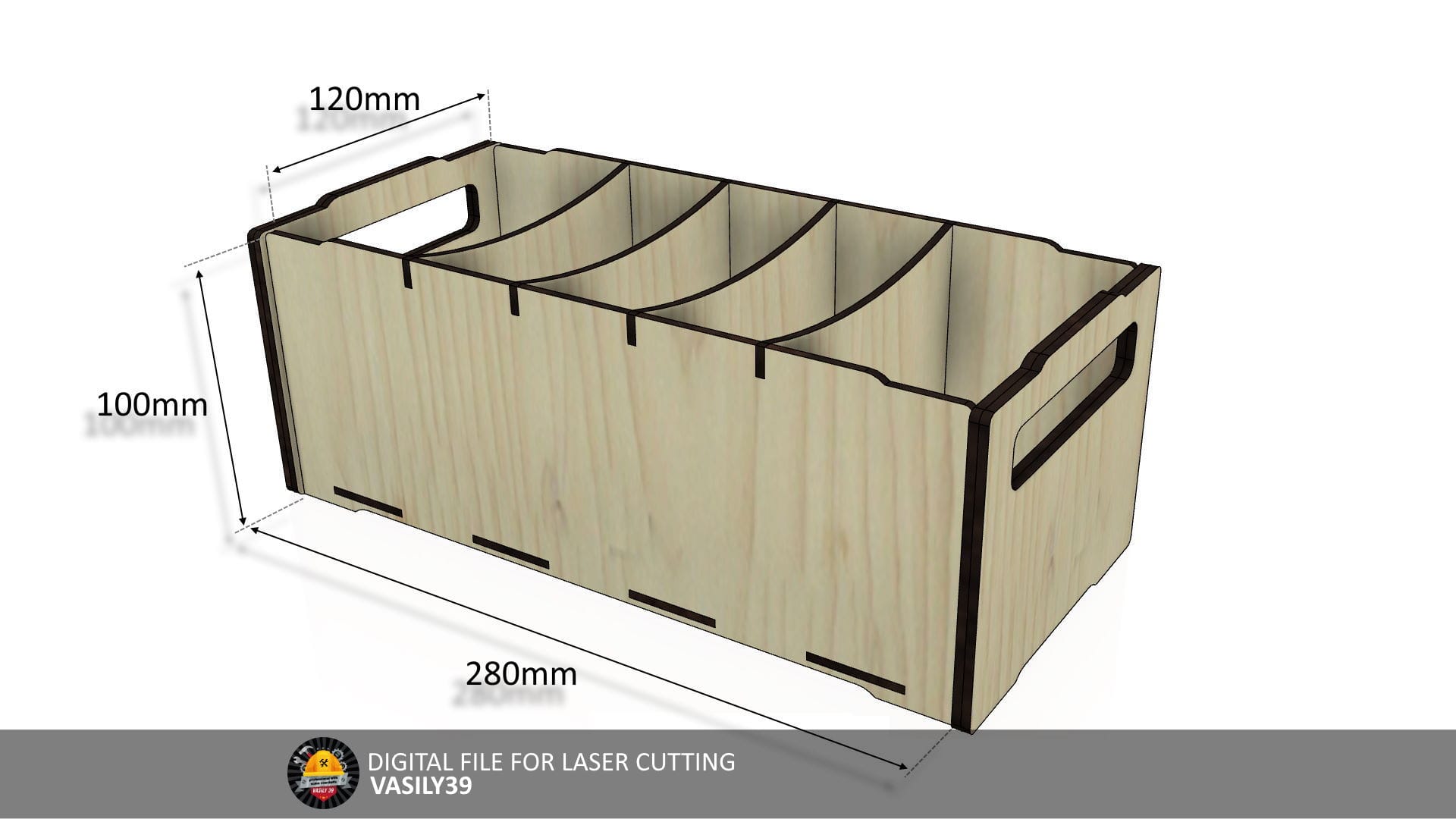 Stackable box organizer L0009