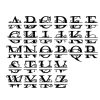 00061_scr2 Split Letter Monograms Swirls 26 vector letters 00061