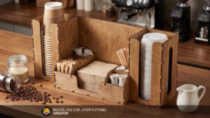 Coffee station organizer 00286